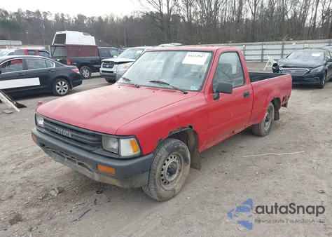 1991 Toyota Pickup 1/2 Ton Short Wheelbase из США, поврежденный, VIN JT4RN81A6M0081381